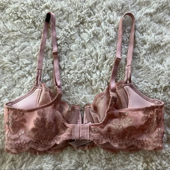 NWOT Victoria’s Secret dream angels lace push-up bra without padding size 32D - Picture 2 of 5